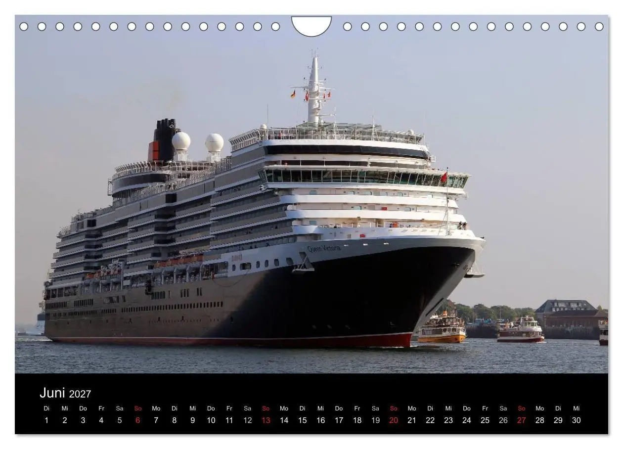 Bild: 9783594246283 | Kreuzfahrtschiffe in Europa (Wandkalender 2027 DIN A4 quer),...