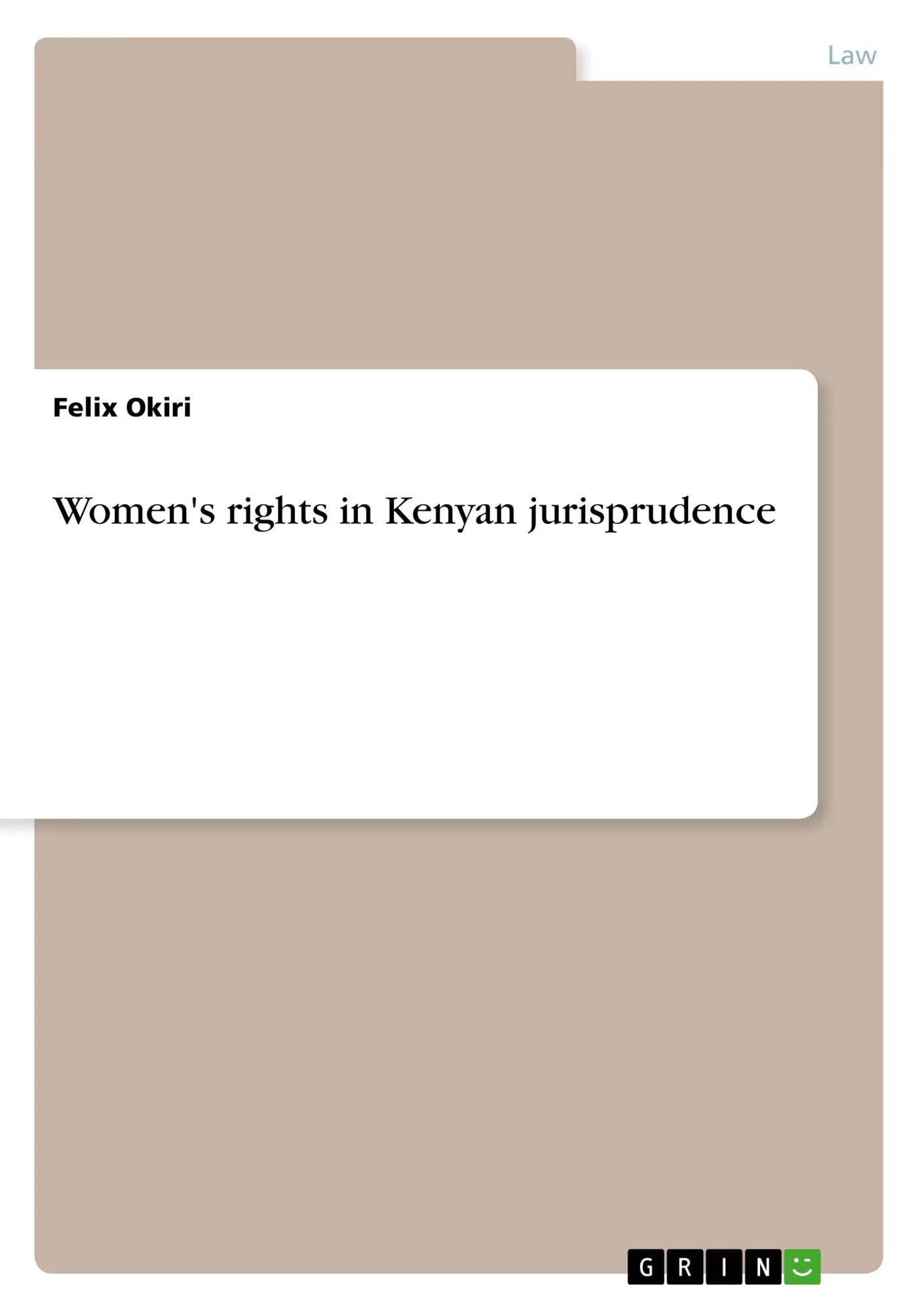 Women's rights in Kenyan jurisprudence