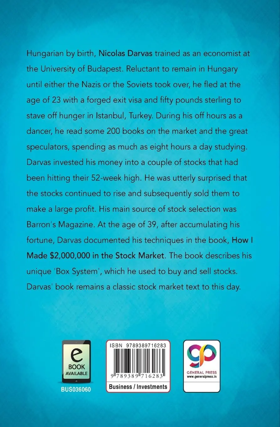 Rückseite: 9789389716283 | How I Made $2,000,000 in the Stock Market | Nicolas Darvas (u. a.)