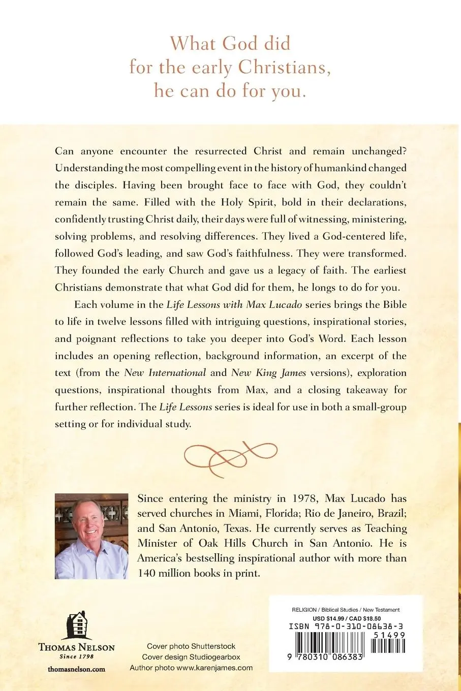 Rückseite: 9780310086383 | Life Lessons from Acts | Christ's Church in the World | Max Lucado