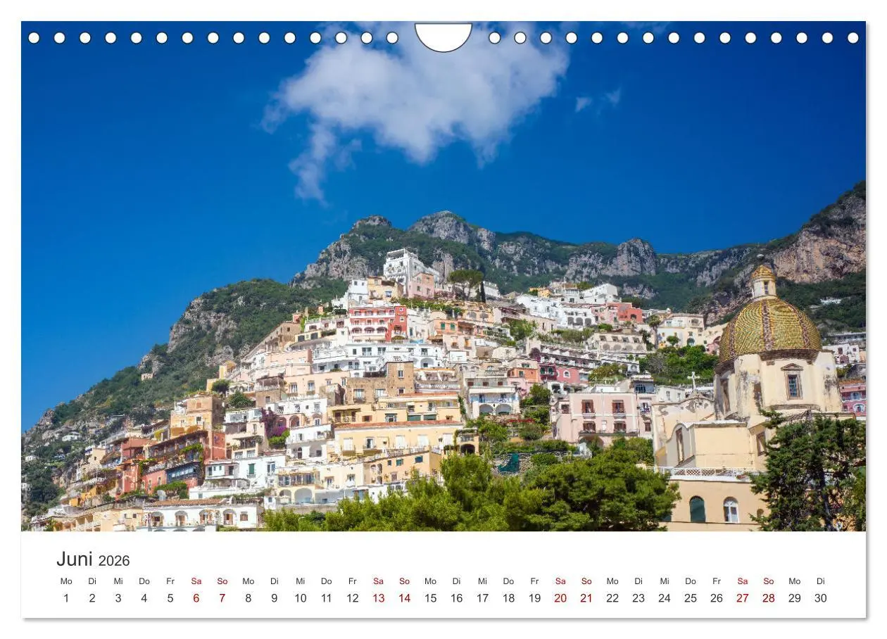 Bild: 9783457306383 | Malerische Amalfiküste (Wandkalender 2026 DIN A4 quer), CALVENDO...