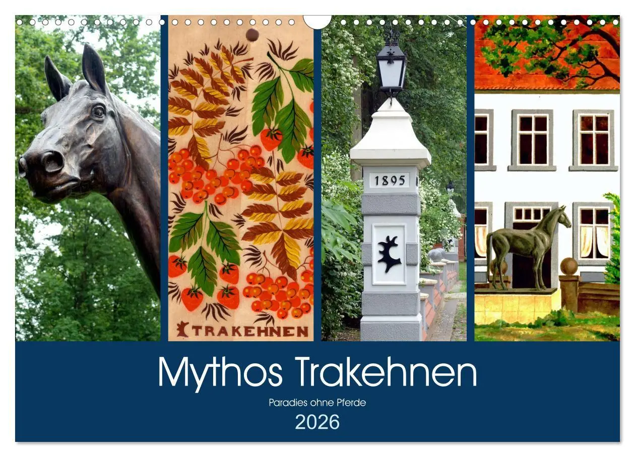 Cover: 9783457786383 | Mythos Trakehnen - Paradies ohne Pferde (Wandkalender 2026 DIN A3...