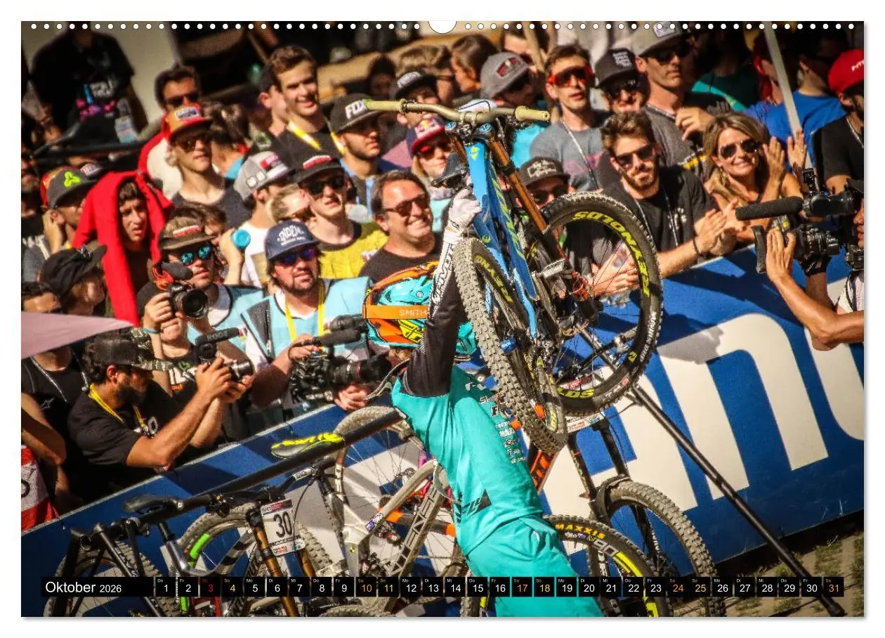 Bild: 9783457856383 | Downhill Racing (Wandkalender 2026 DIN A2 quer), CALVENDO...