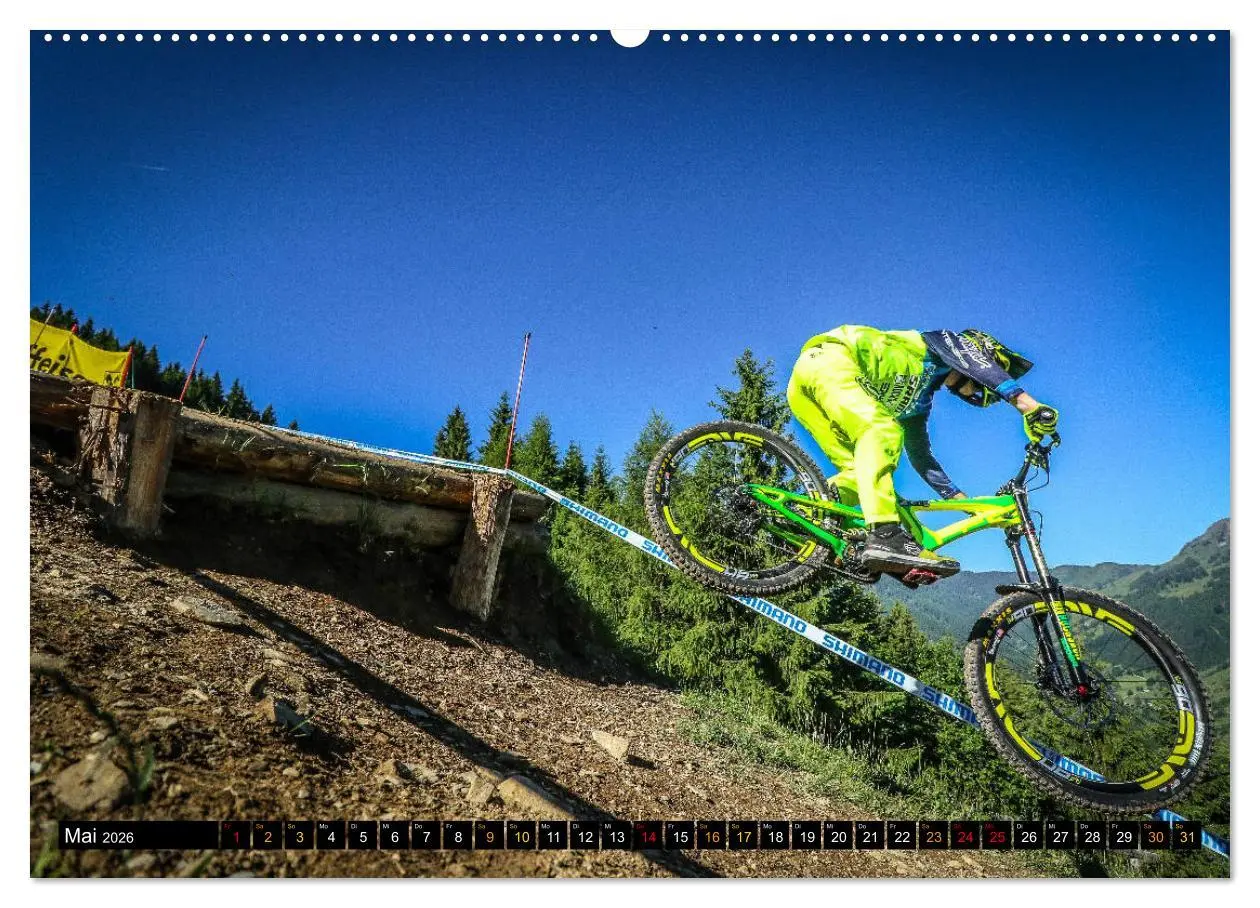 Bild: 9783457856383 | Downhill Racing (Wandkalender 2026 DIN A2 quer), CALVENDO...