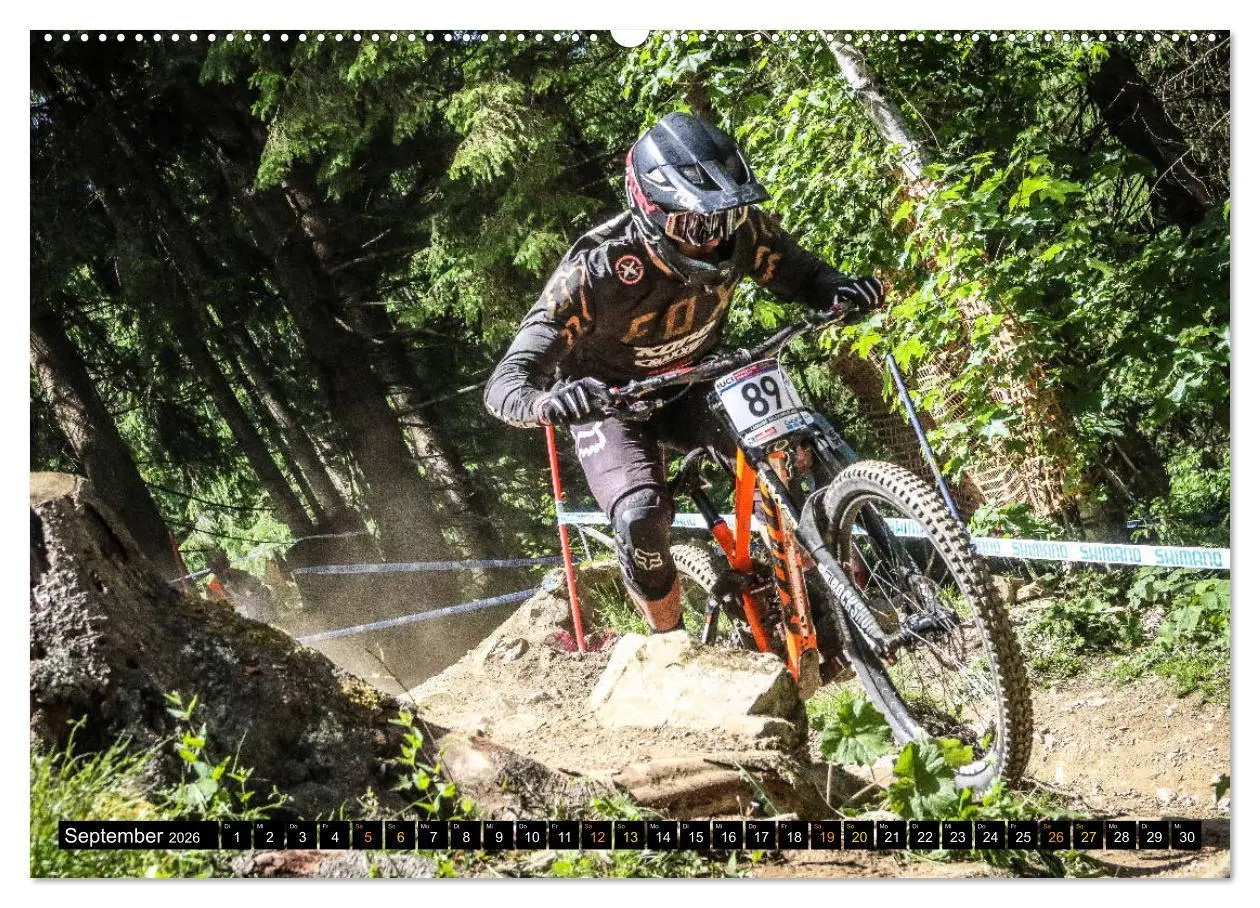 Bild: 9783457856383 | Downhill Racing (Wandkalender 2026 DIN A2 quer), CALVENDO...