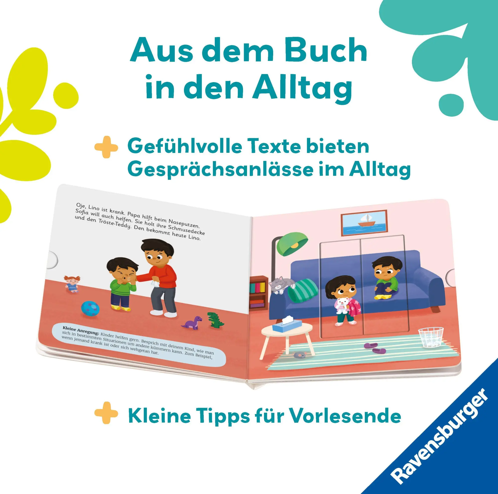 Bild: 9783473456383 | Play+ Mein erstes Schiebebuch Teilen und vertragen - ab 18 Monate