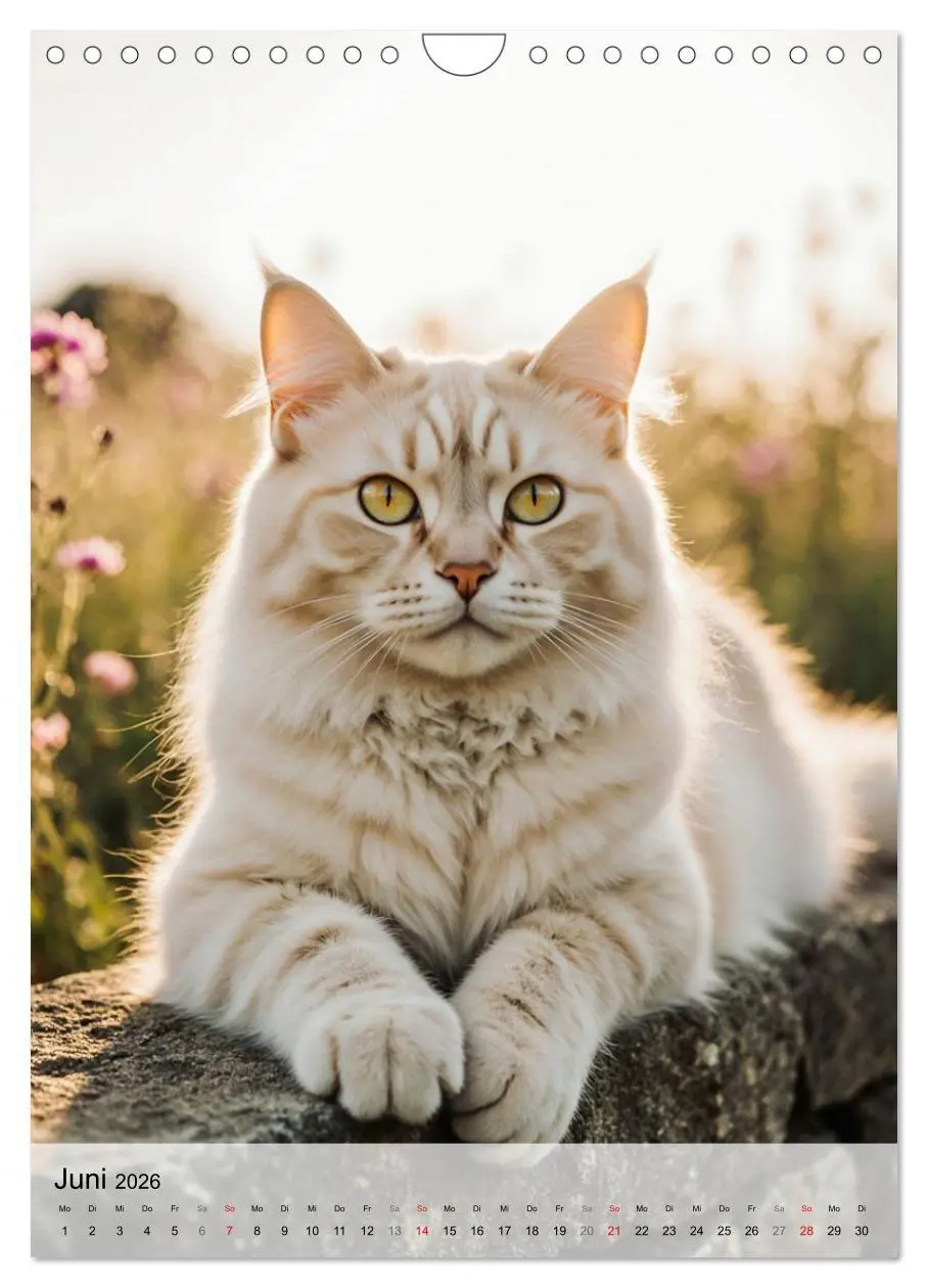 Bild: 9783516706383 | Maine Coon Kalender - Majestätische Katzen in der Natur...
