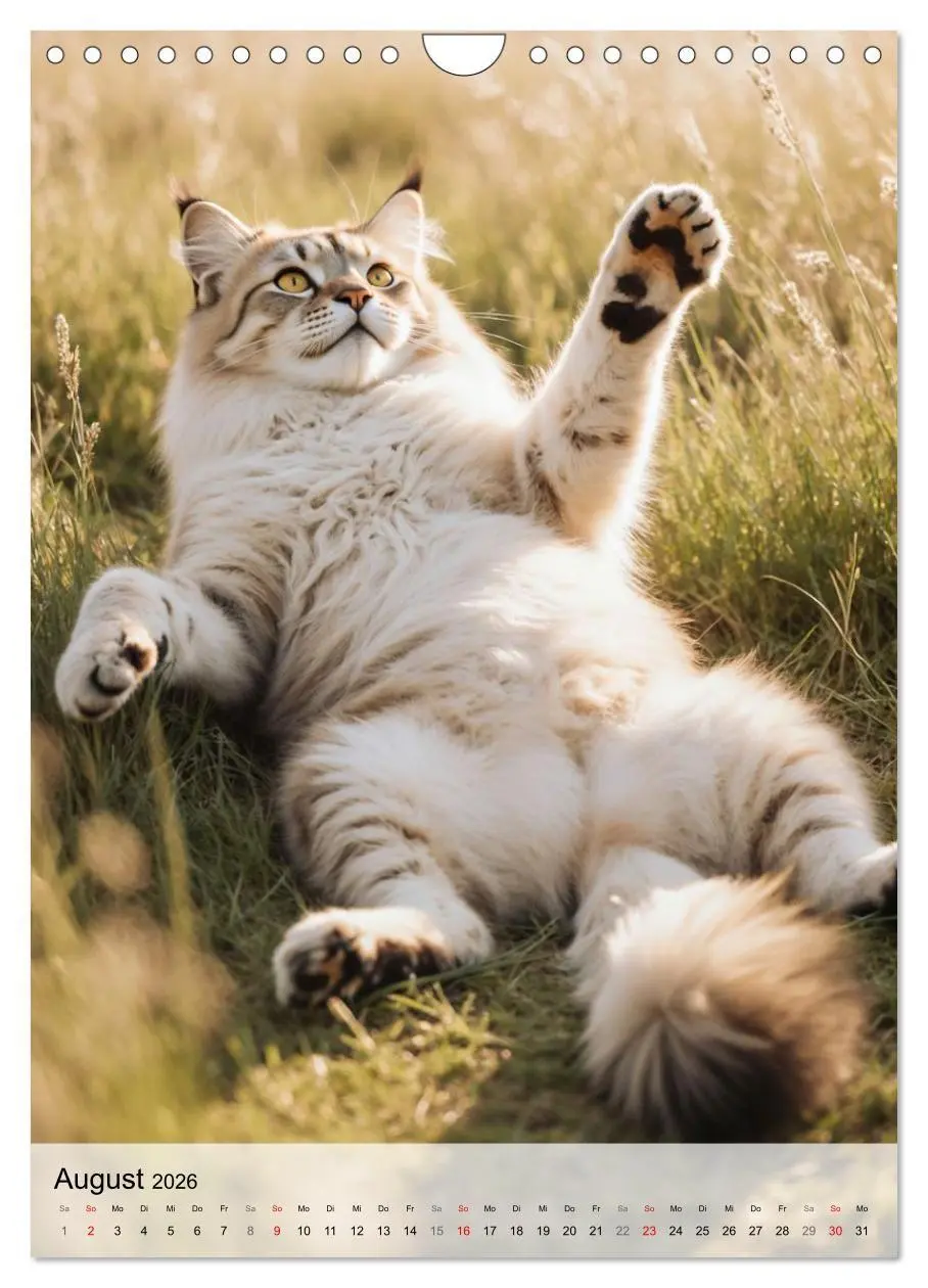 Bild: 9783516706383 | Maine Coon Kalender - Majestätische Katzen in der Natur...