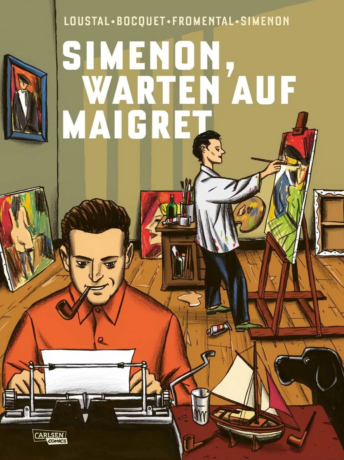 Cover: 9783551806383 | Simenon, Warten auf Maigret | Jean-Luc Fromental (u. a.) | Buch | 2026