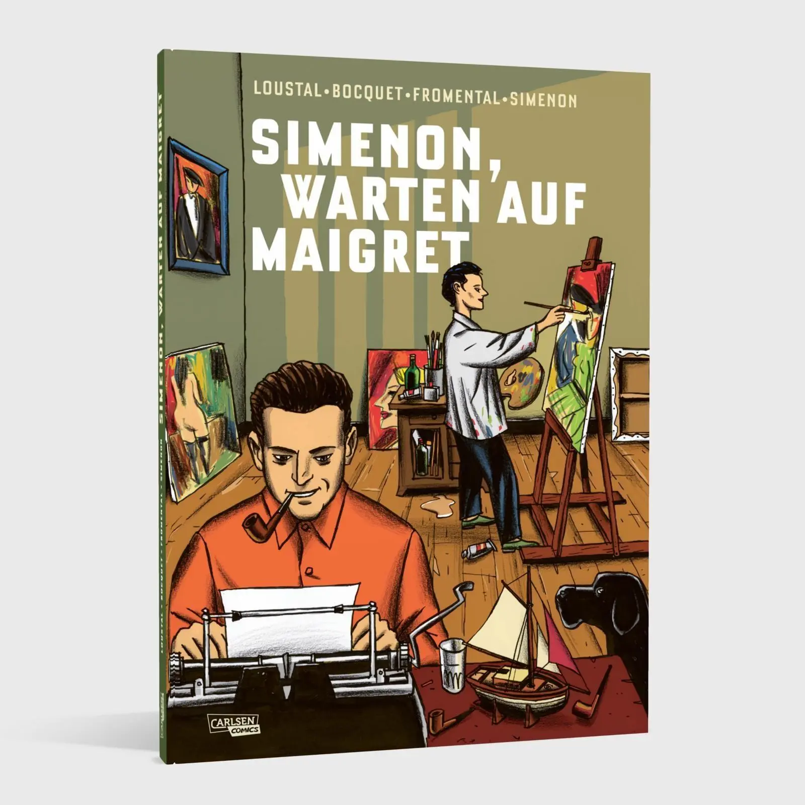 Bild: 9783551806383 | Simenon, Warten auf Maigret | Jean-Luc Fromental (u. a.) | Buch | 2026