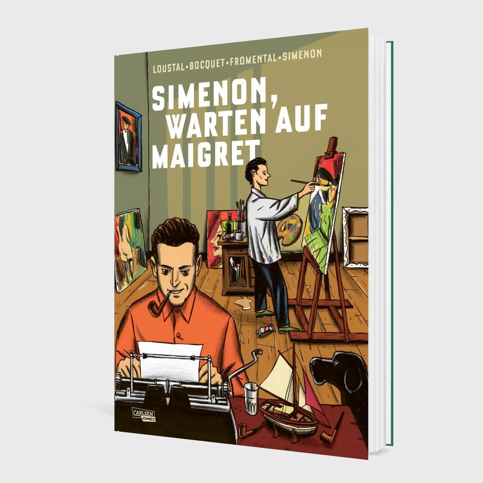 Bild: 9783551806383 | Simenon, Warten auf Maigret | Jean-Luc Fromental (u. a.) | Buch | 2026