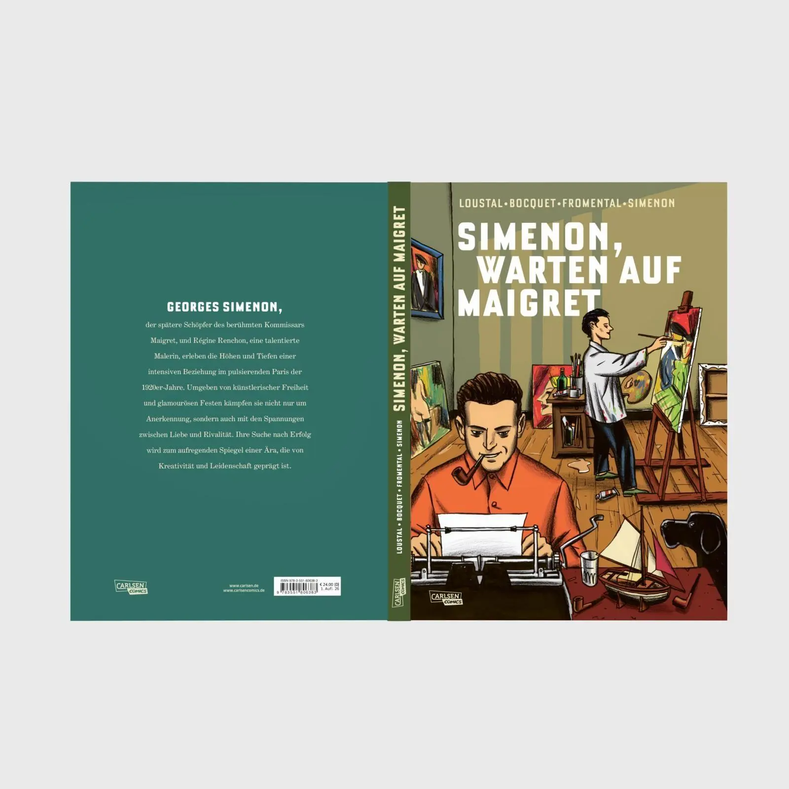 Bild: 9783551806383 | Simenon, Warten auf Maigret | Jean-Luc Fromental (u. a.) | Buch | 2026
