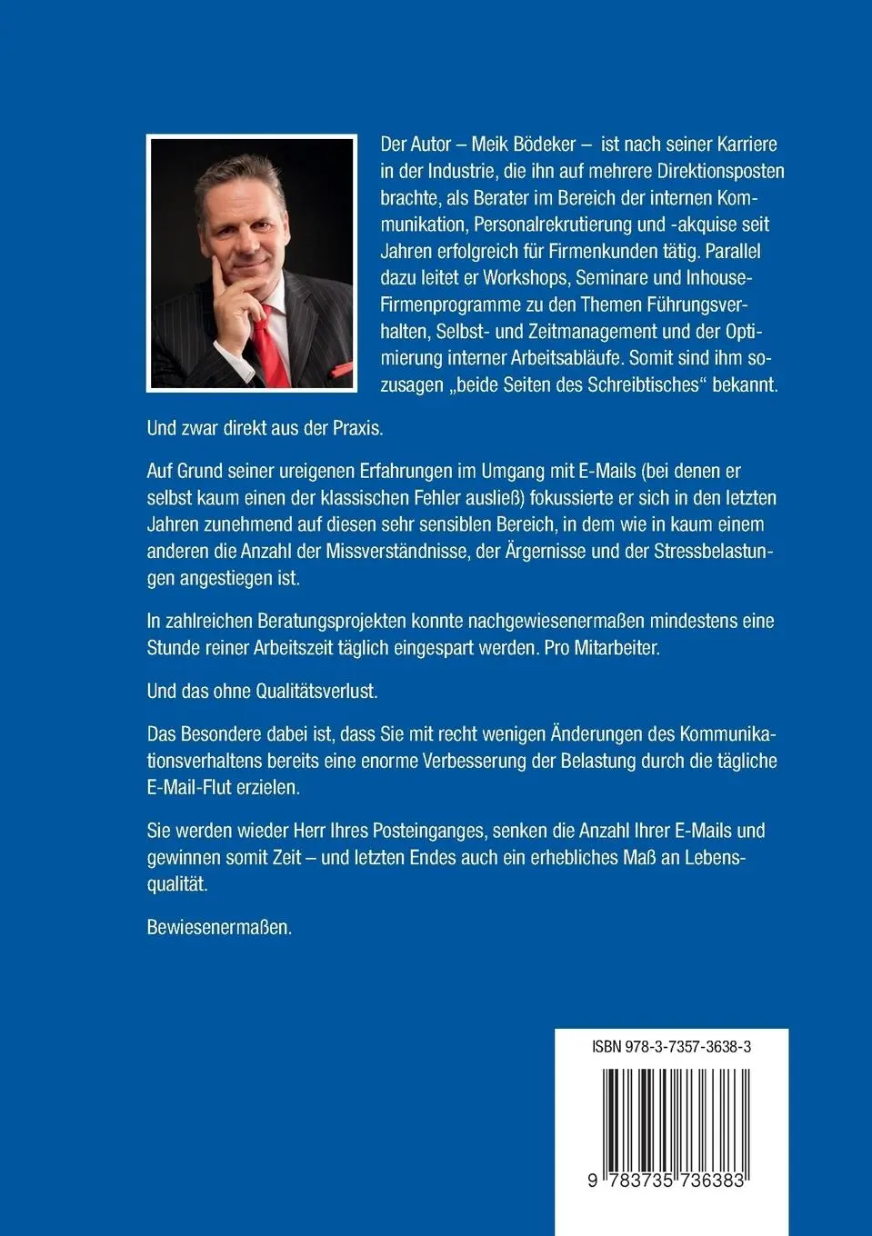 Rückseite: 9783735736383 | Die E-Mail - Revolution | Meik Bödeker | Taschenbuch | 140 S. | 2014