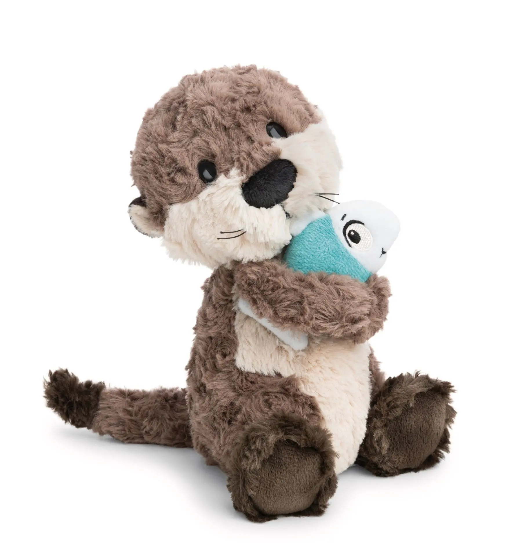 Cover: 4012390626483 | Nici 62648 Kuscheltier Otter Oda mit Fisch 25cm schlenkernd | Otter