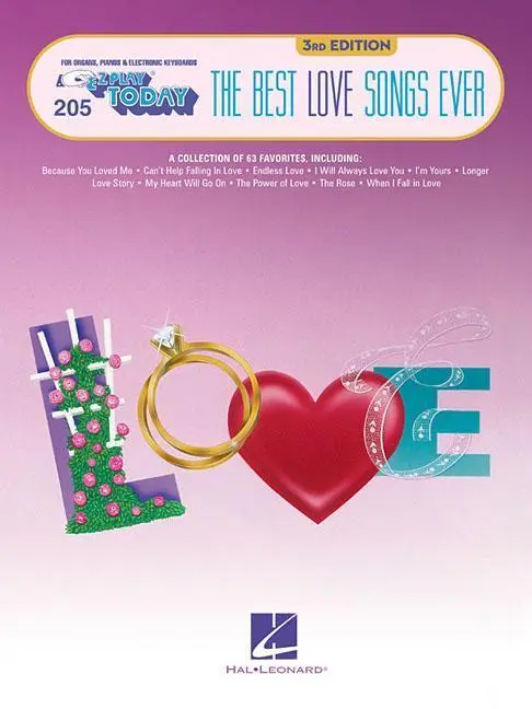 Cover: 9781540036483 | The Best Love Songs Ever | E-Z Play Today Volume 205 | Corp | Buch