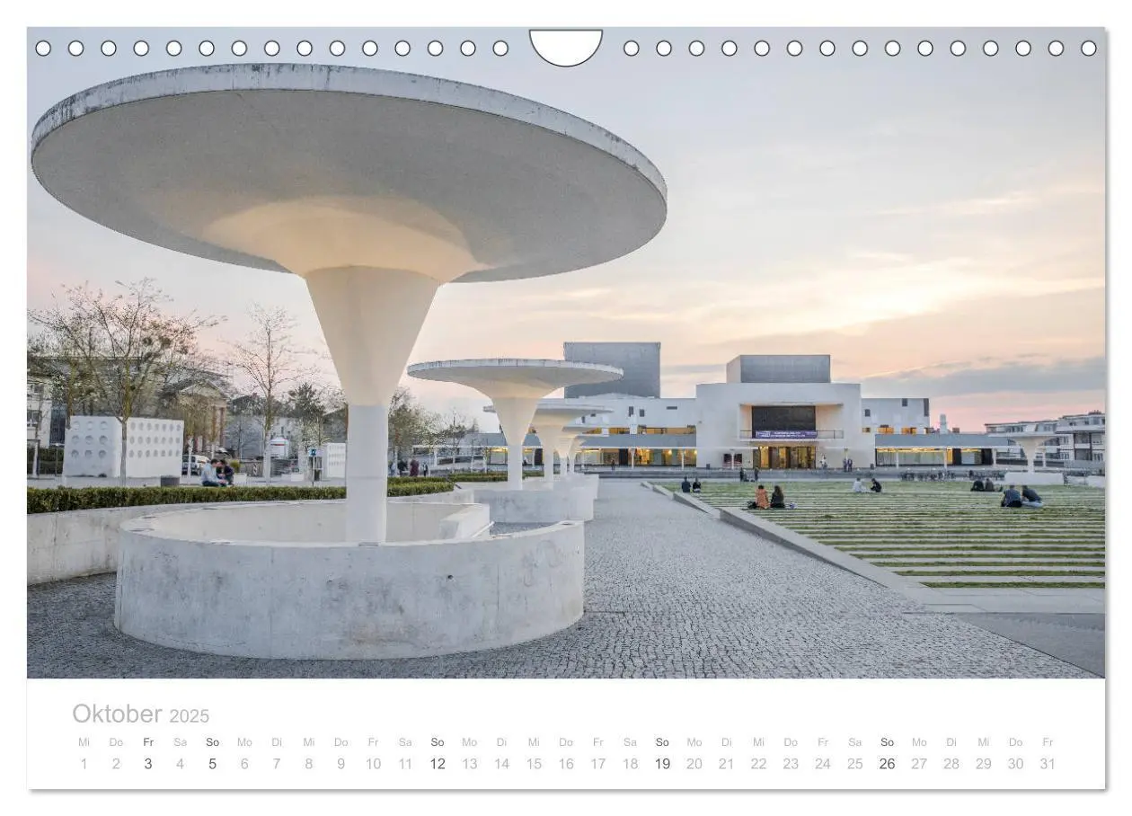 Bild: 9783435376483 | Darmstadt - Gärten, Kunst, Architektur (Wandkalender 2025 DIN A4...