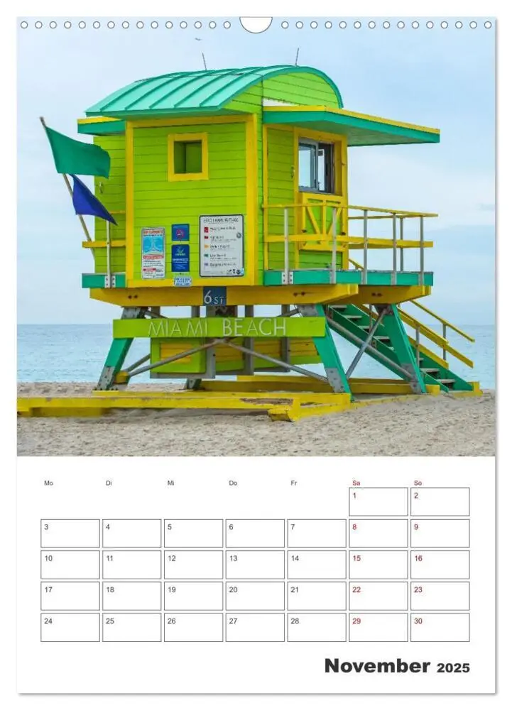 Bild: 9783457156483 | Miami - Reiseplaner (Wandkalender 2025 DIN A3 hoch), CALVENDO...