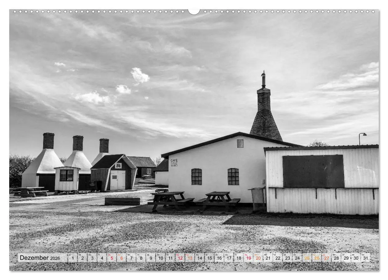 Bild: 9783457846483 | Bornholm black &amp; white (Wandkalender 2026 DIN A2 quer), CALVENDO...