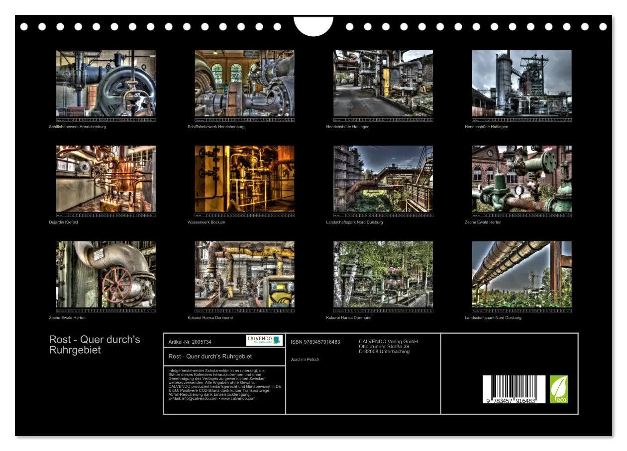 Bild: 9783457916483 | Rost - Quer durch's Ruhrgebiet (Wandkalender 2026 DIN A4 quer),...