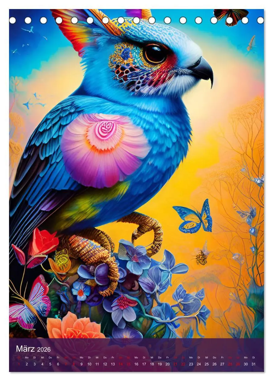 Bild: 9783516316483 | Fotokunst mit KI - Surrealismus (Tischkalender 2026 DIN A5 hoch),...