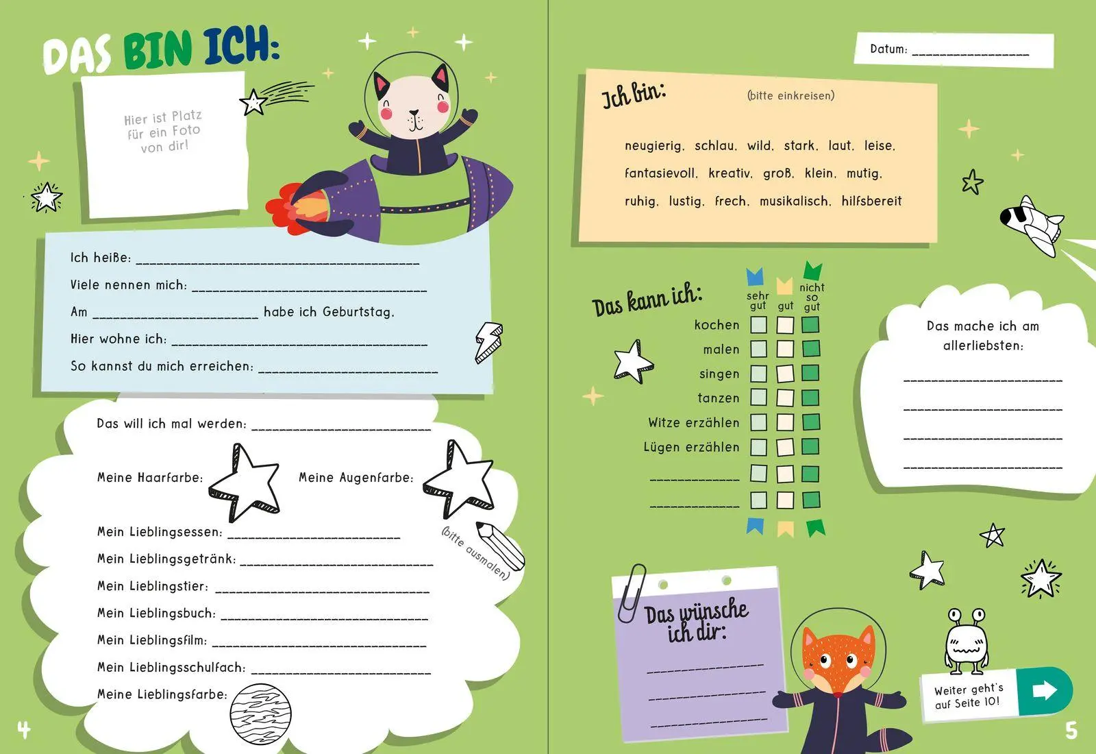 Bild: 4260308346583 | Meine Schulfreunde - Weltraum | Pattloch Verlag | Buch | Freundebücher