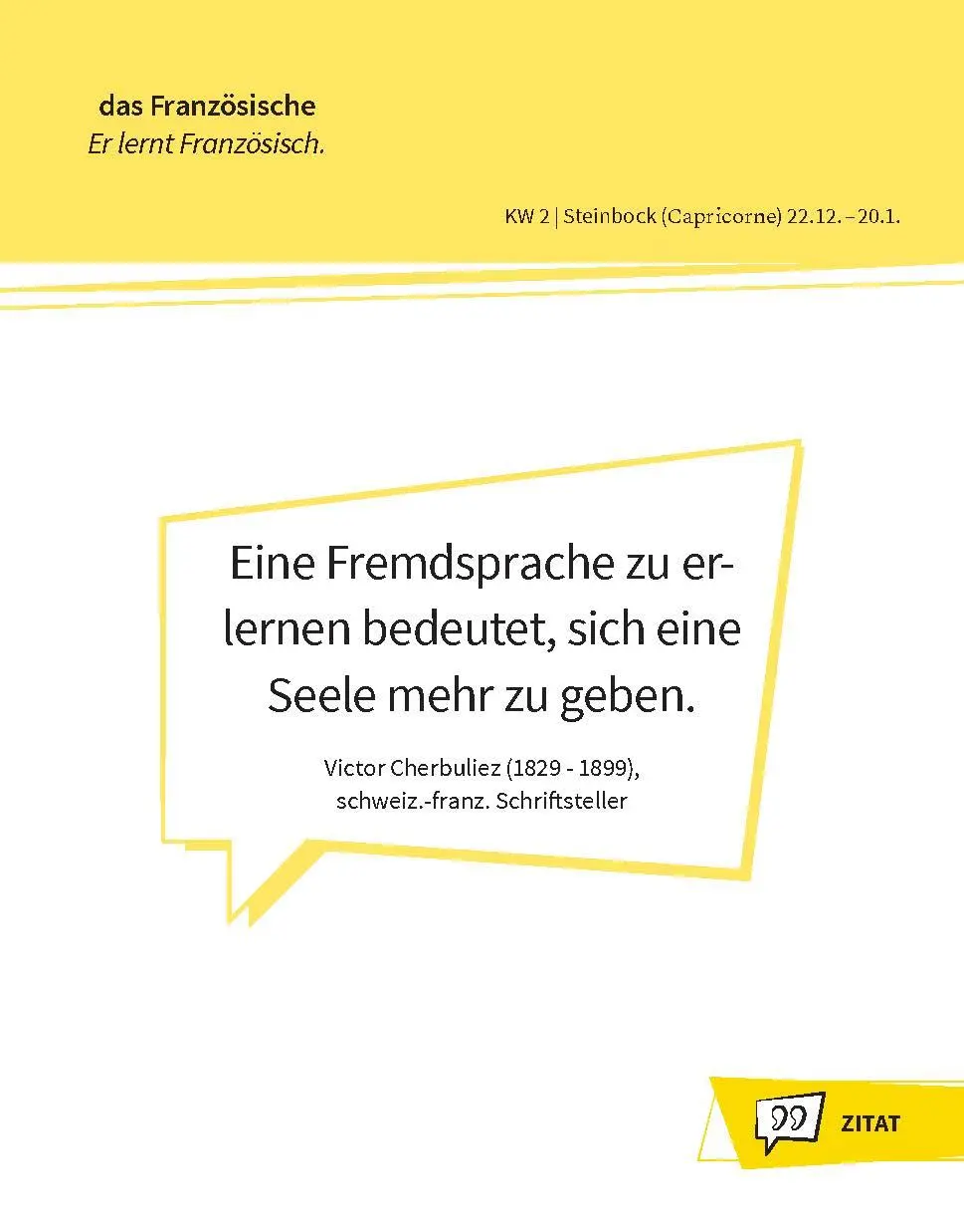 Bild: 9783125636583 | Langenscheidt Sprachkalender Französisch 2026 | Tagesabreißkalender
