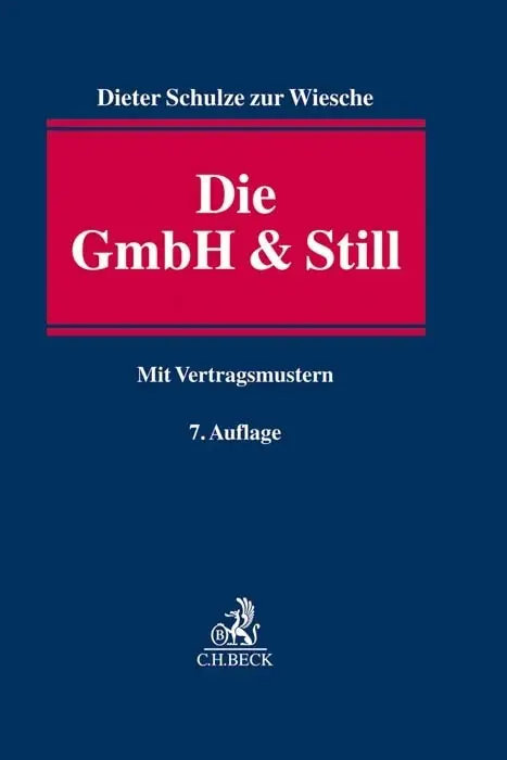 Cover: 9783406726583 | Die GmbH &amp; Still | Eine alternative Gesellschaftsform | Wiesche | Buch