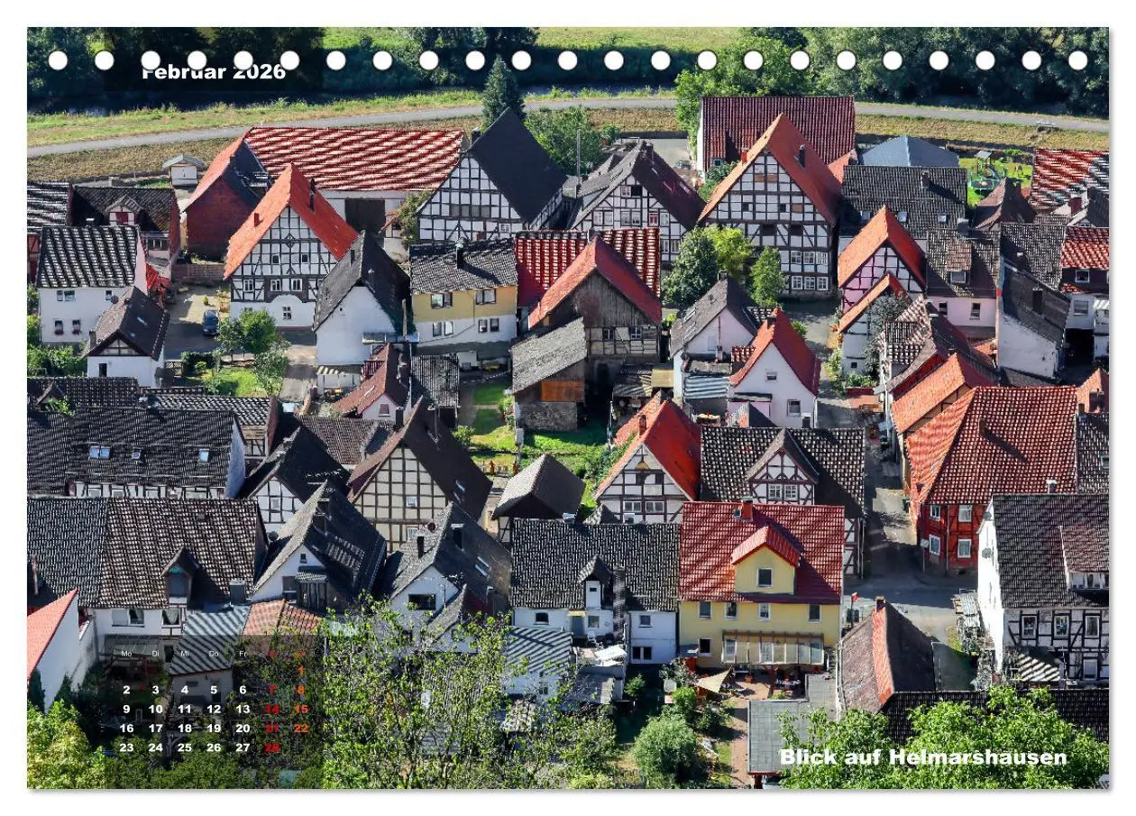 Bild: 9783457526583 | Märchenhaftes Weserbergland (Tischkalender 2026 DIN A5 quer),...