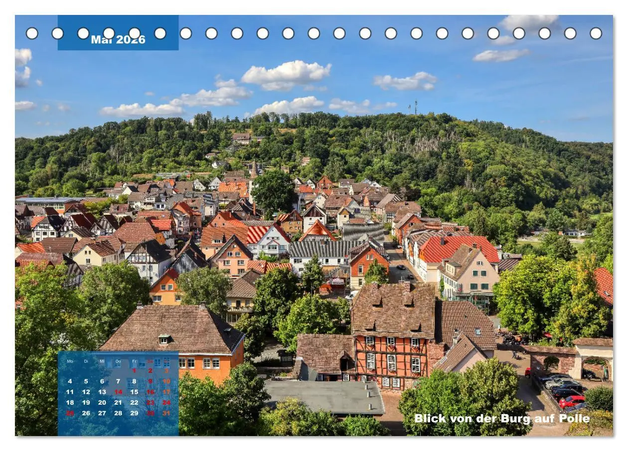 Bild: 9783457526583 | Märchenhaftes Weserbergland (Tischkalender 2026 DIN A5 quer),...