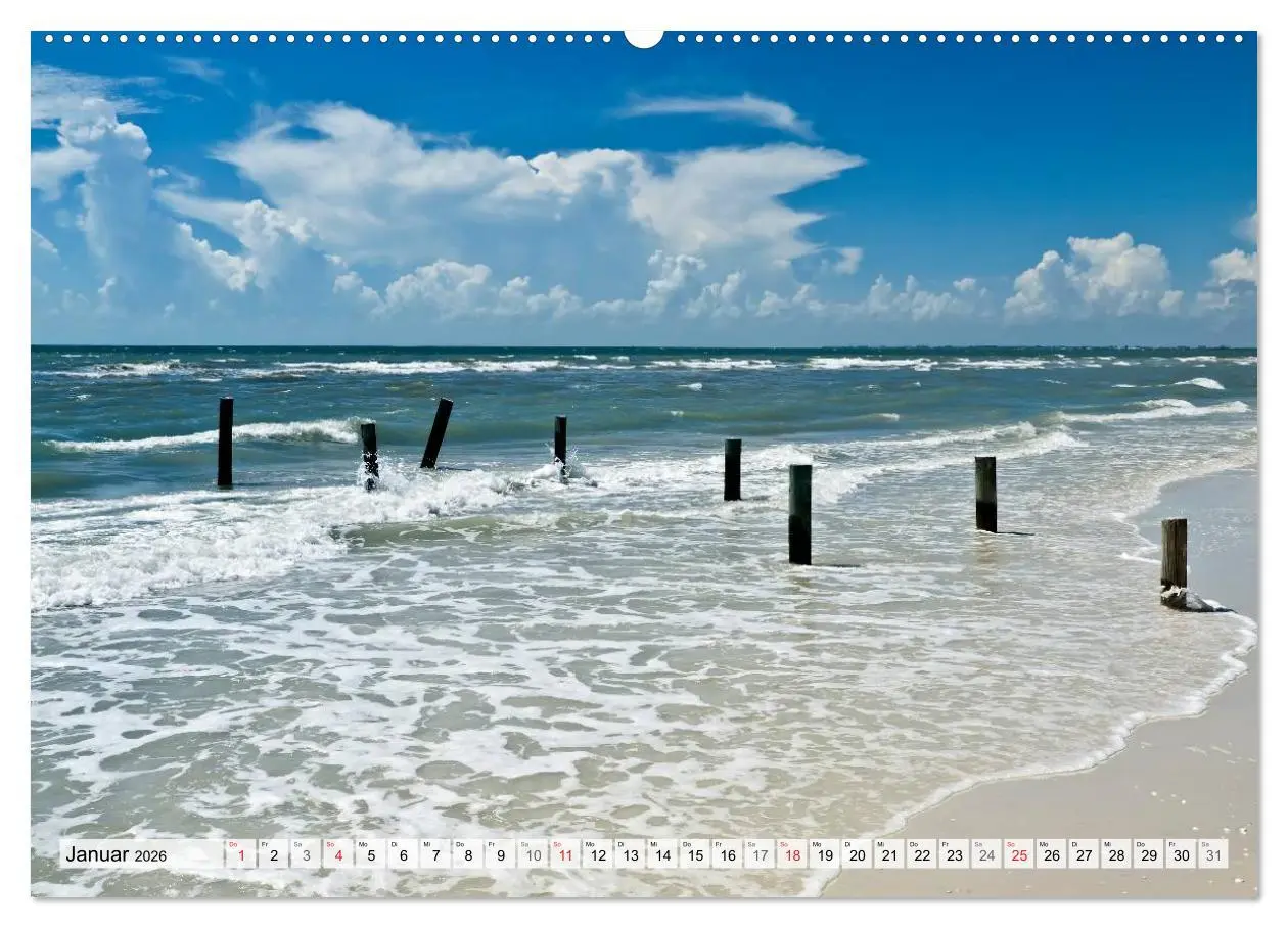Bild: 9783516166583 | Sonne, Strand &amp; Meer (Wandkalender 2026 DIN A2 quer), CALVENDO...