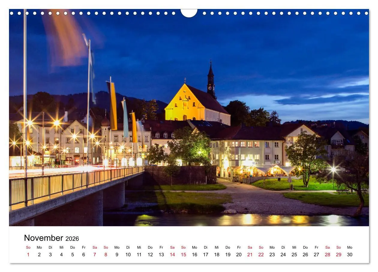 Bild: 9783516236583 | Bad Tölz - Perle an der Isar (Wandkalender 2026 DIN A3 quer),...