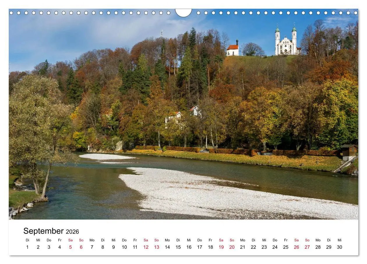 Bild: 9783516236583 | Bad Tölz - Perle an der Isar (Wandkalender 2026 DIN A3 quer),...