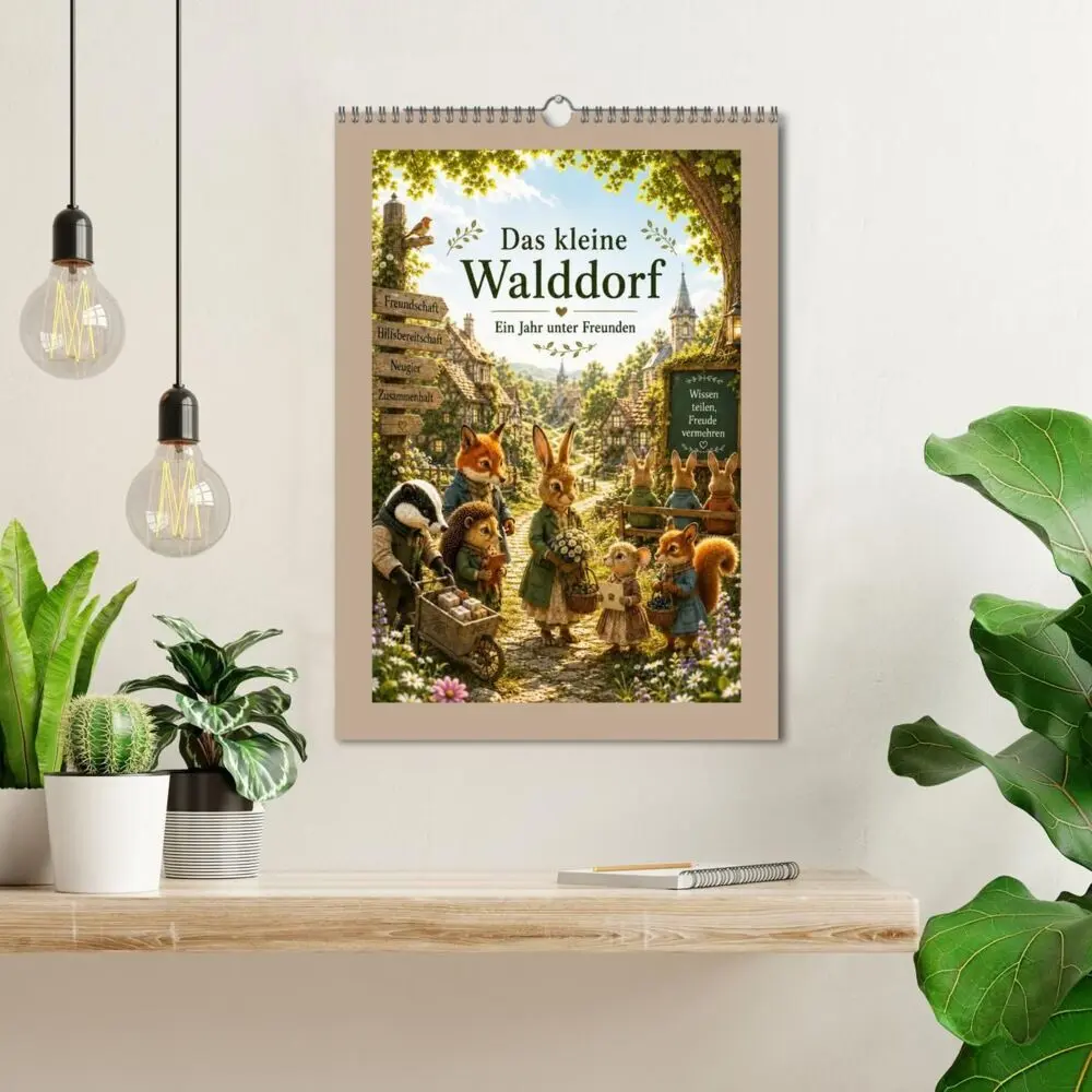 Bild: 9783594386583 | Das kleine Walddorf (Wandkalender 2027 DIN A3 hoch), CALVENDO...