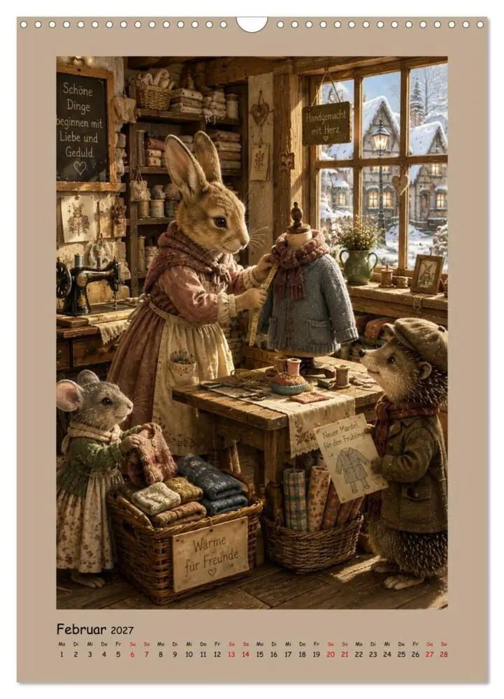 Bild: 9783594386583 | Das kleine Walddorf (Wandkalender 2027 DIN A3 hoch), CALVENDO...
