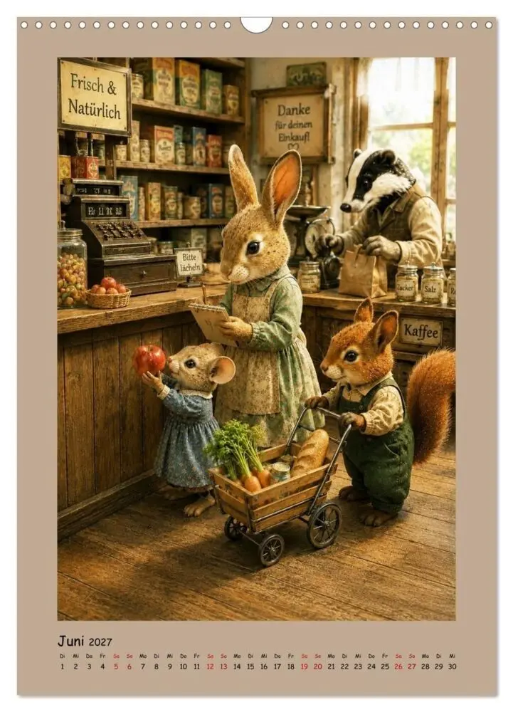 Bild: 9783594386583 | Das kleine Walddorf (Wandkalender 2027 DIN A3 hoch), CALVENDO...