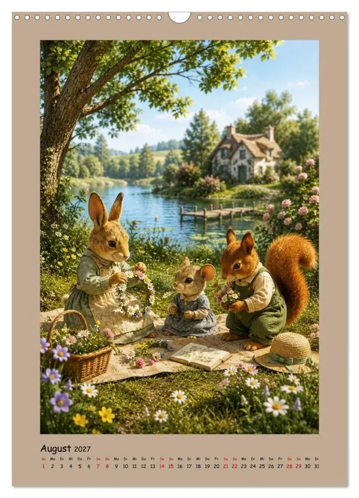 Bild: 9783594386583 | Das kleine Walddorf (Wandkalender 2027 DIN A3 hoch), CALVENDO...