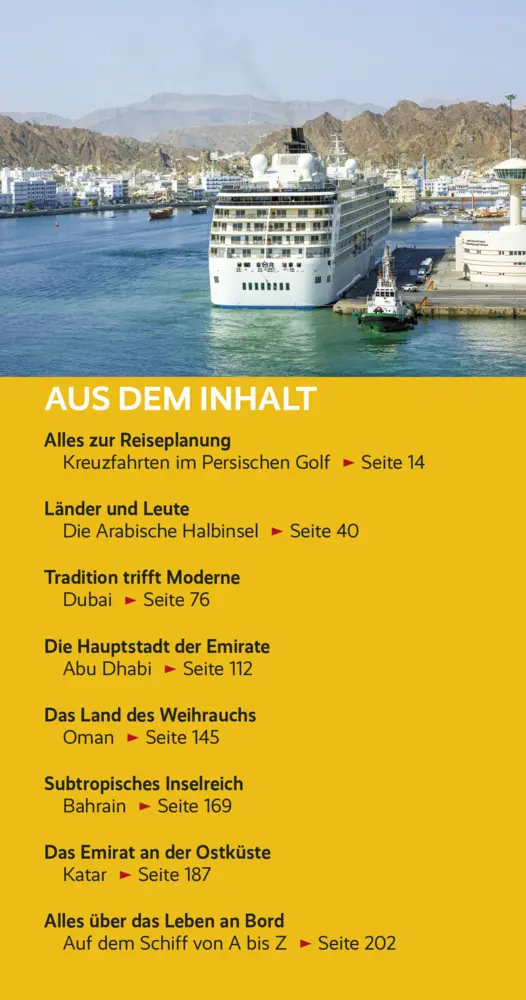 Rückseite: 9783897946583 | TRESCHER Reiseführer Kreuzfahrten Dubai und die Emirate | Taschenbuch