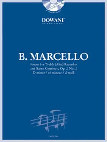 Cover: 9783905476583 | Sonata for Treble (Alto) Recorder and BC | Op. 2 No 2 in D minor