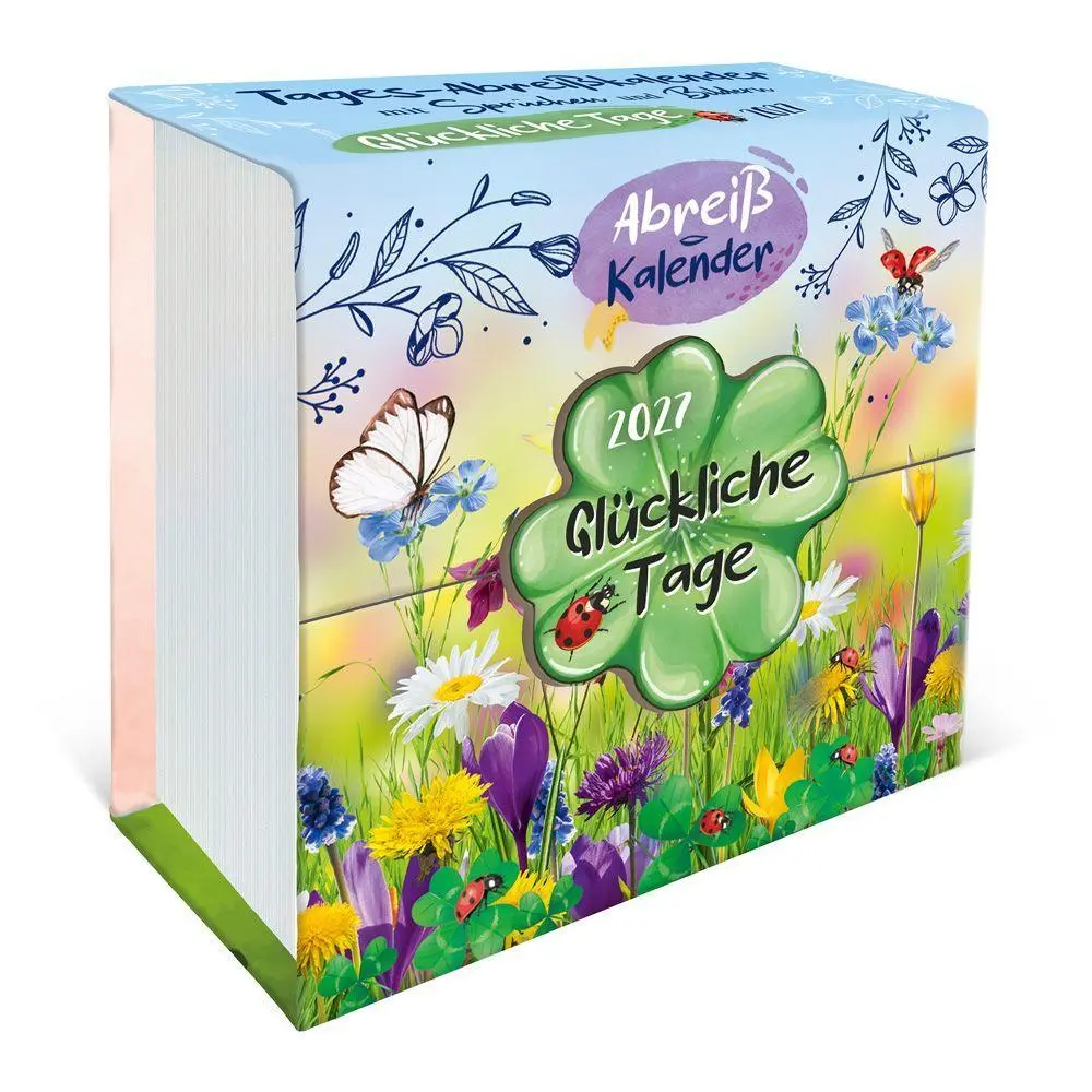 Cover: 9783988026583 | TRÖTSCH - Geschenkkalender Abreißkalender Glückliche Tage 2027 | KG