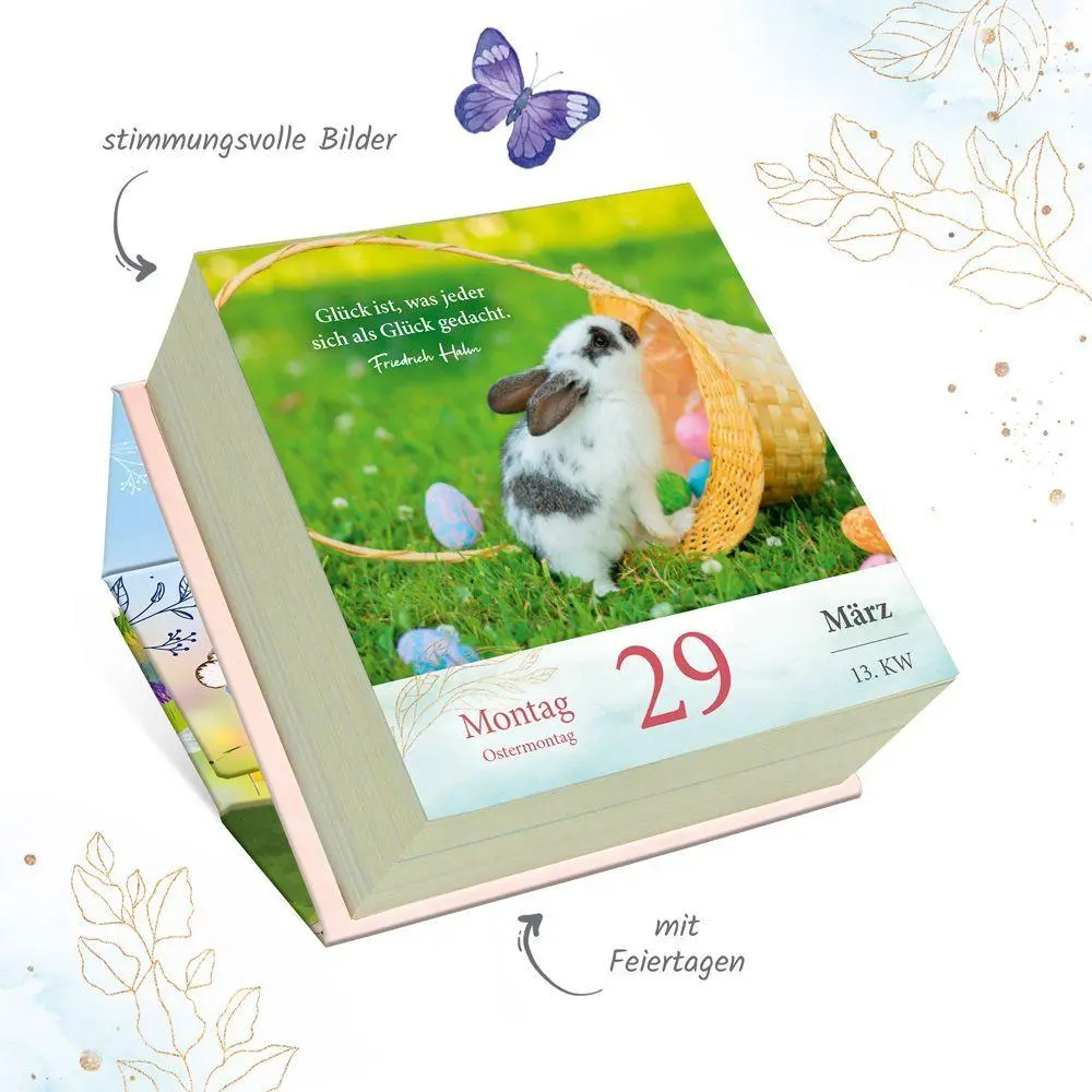 Bild: 9783988026583 | TRÖTSCH - Geschenkkalender Abreißkalender Glückliche Tage 2027 | KG