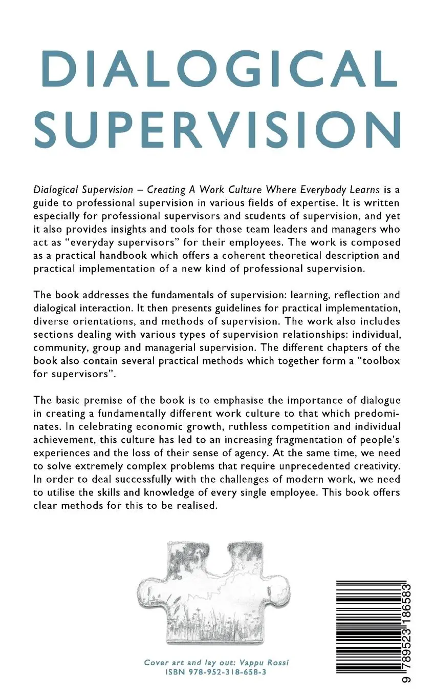 Rückseite: 9789523186583 | Dialogical Supervision | Kai Alhanen (u. a.) | Taschenbuch | Englisch