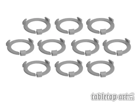 Cover: 704270726683 | Squad Marker - 28.5mm Silver (10) | Tabletop-Art | EAN 704270726683