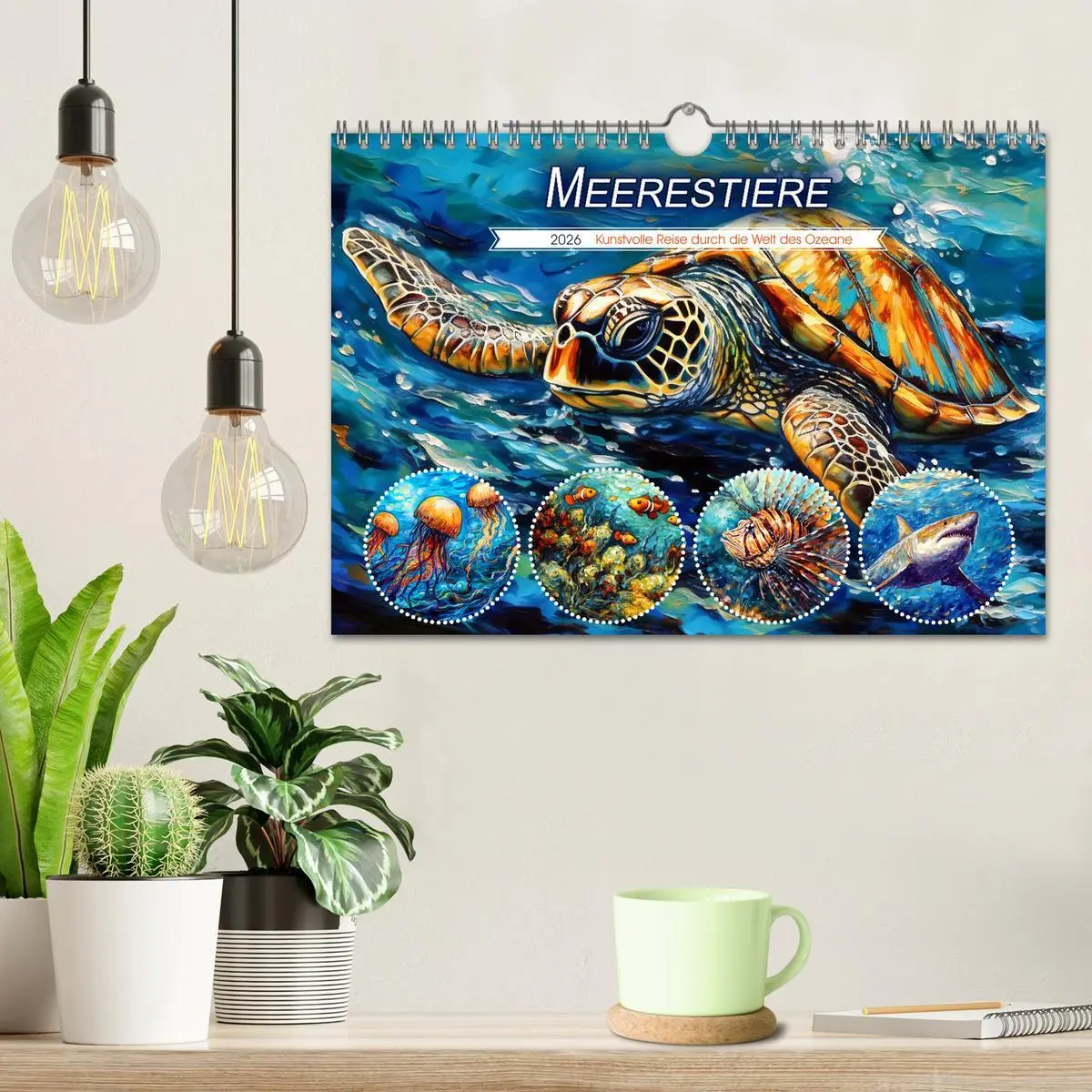 Bild: 9783457376683 | Meerestiere - Kunstvolle Reise durch die Welt der Ozeane...
