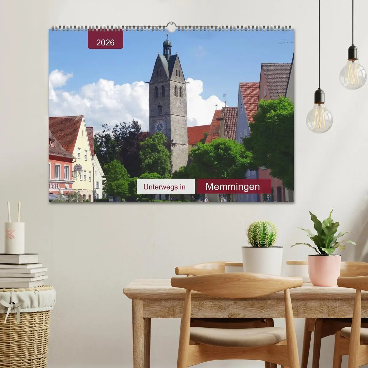 Bild: 9783457826683 | Unterwegs in Memmingen (Wandkalender 2026 DIN A2 quer), CALVENDO...