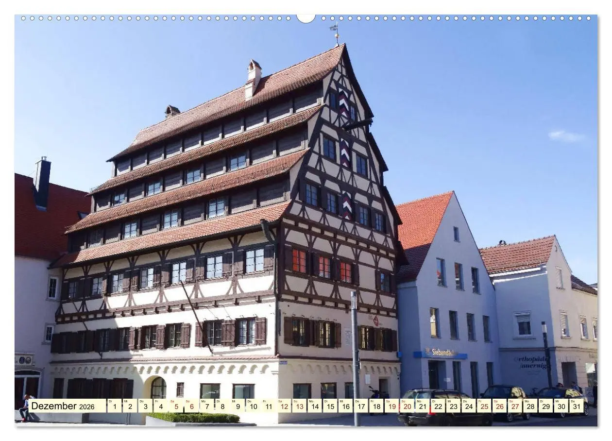 Bild: 9783457826683 | Unterwegs in Memmingen (Wandkalender 2026 DIN A2 quer), CALVENDO...