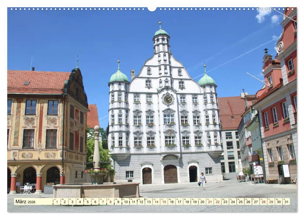 Bild: 9783457826683 | Unterwegs in Memmingen (Wandkalender 2026 DIN A2 quer), CALVENDO...