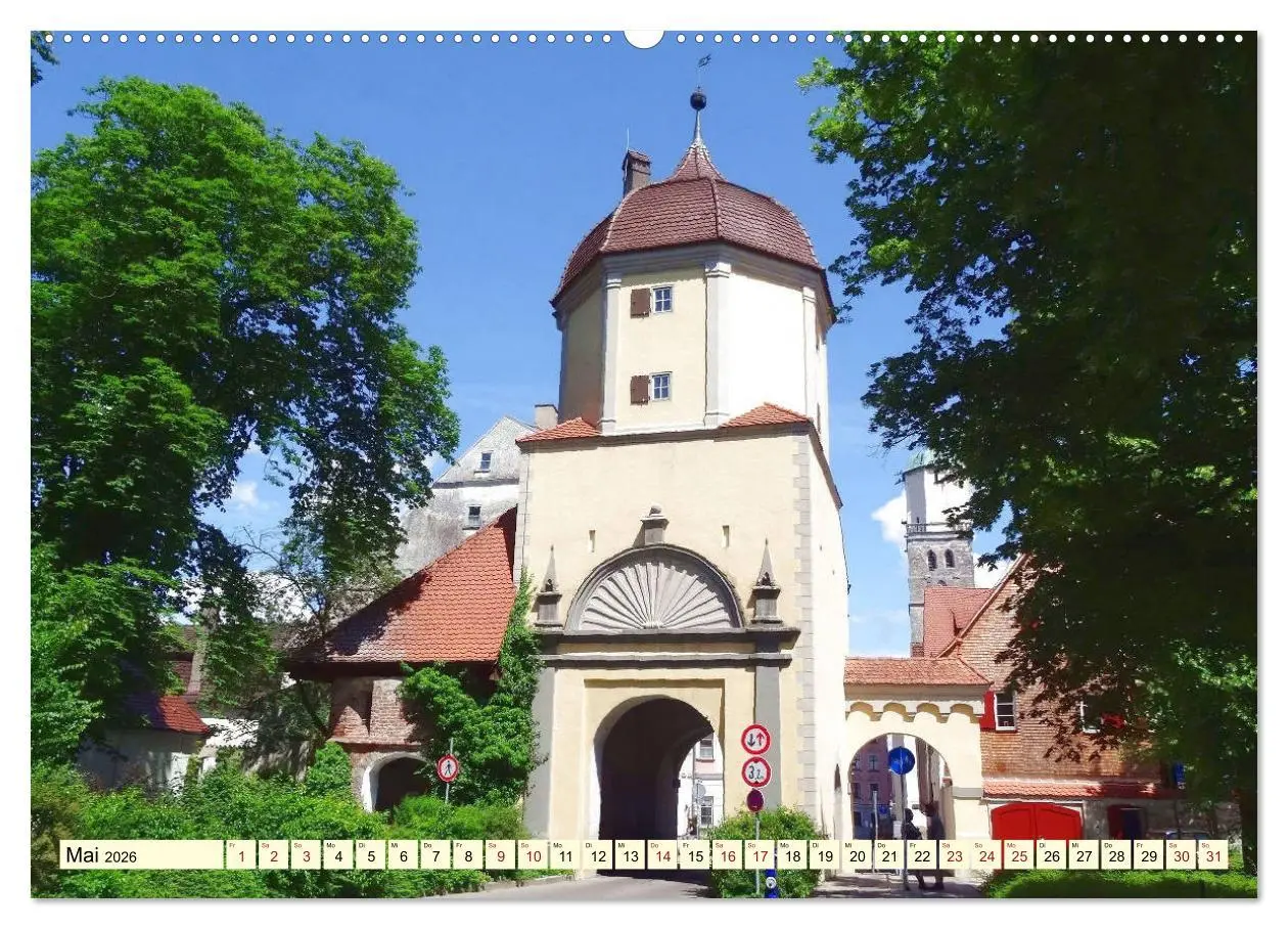 Bild: 9783457826683 | Unterwegs in Memmingen (Wandkalender 2026 DIN A2 quer), CALVENDO...