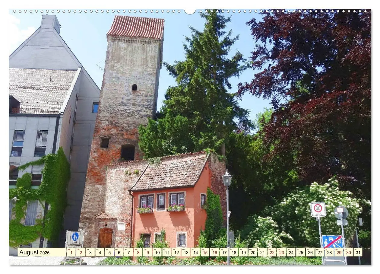 Bild: 9783457826683 | Unterwegs in Memmingen (Wandkalender 2026 DIN A2 quer), CALVENDO...