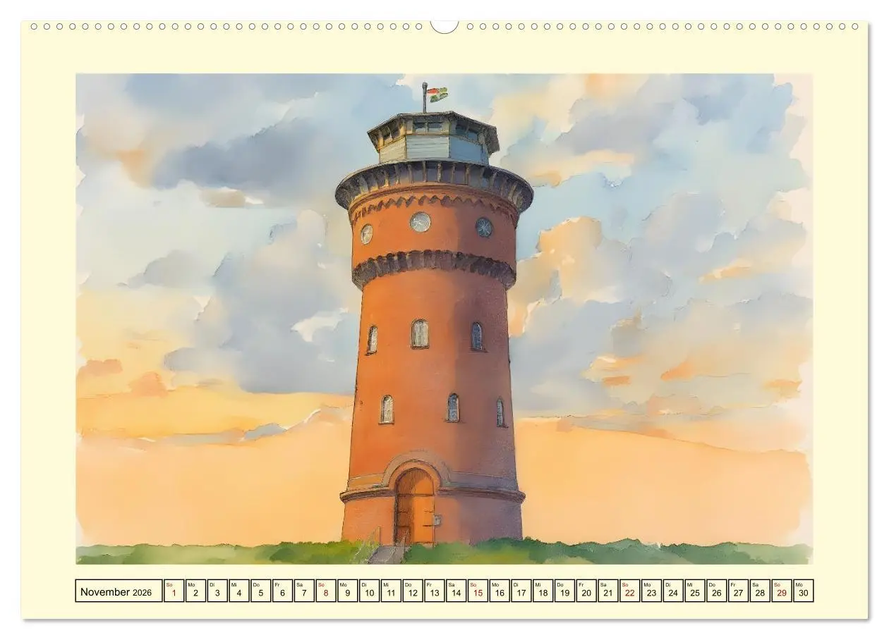 Bild: 9783516606683 | BORKUM Perle der Nordsee (hochwertiger Premium Wandkalender 2026...