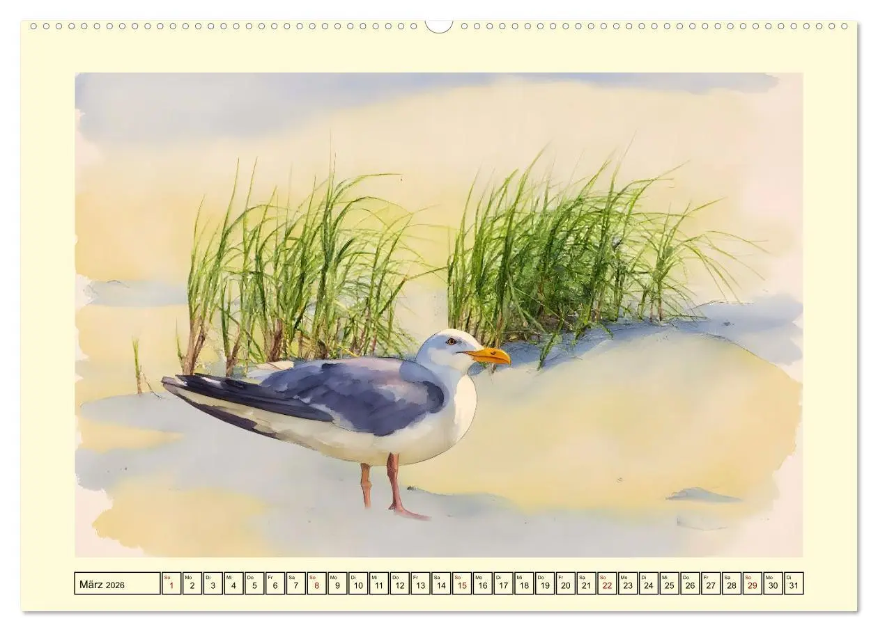 Bild: 9783516606683 | BORKUM Perle der Nordsee (hochwertiger Premium Wandkalender 2026...